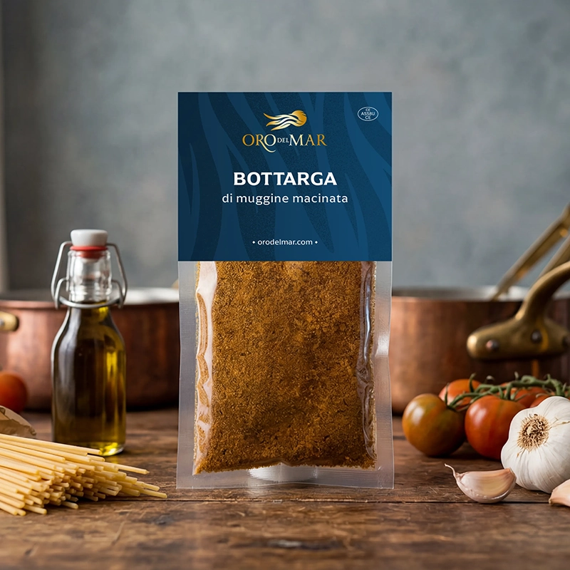 La Bottarga di muggine macinata Oro del Mar
